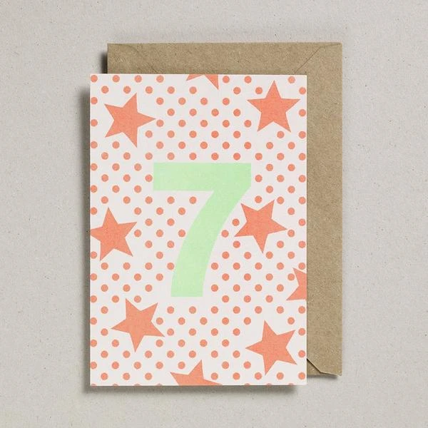 Petra Boase Fluorescent Risograph Age Card 5 Petra Boase Fluorescent Risograph Age Card