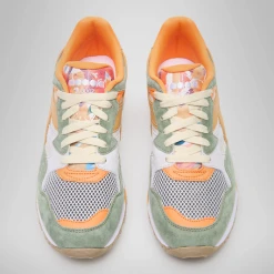 Diadora N9002 Camo Oil Green/Dawn Blue 4 Diadora N9002 Camo Oil Green/Dawn Blue