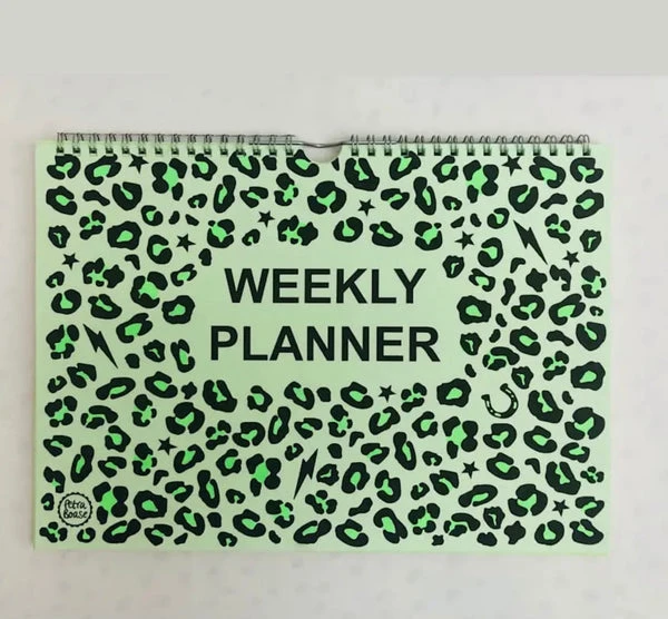 Petra Boase Weekly Planner - Leopard 2 Petra Boase Weekly Planner - Leopard