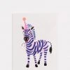 Petra Boase Zebra Risograph Print