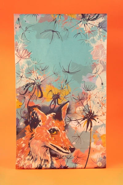 Powder Luxurious Fox Print Scarf 1 Powder Luxurious Fox Print Scarf