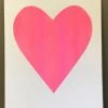 Petra Boase Fluoro Heart Print