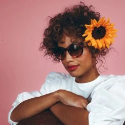 Powder Elena Amber Sunglasses