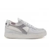 Diadora Mi Basket Row Cut Canvas Silver