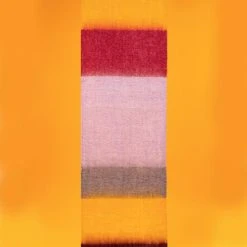 Powder Anastasia Scarf In Damson And Mustard