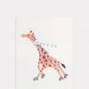 Petra Boase Giraffe Risograph Print