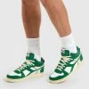 Diadora Magic Basket Demi Cut Suede Leather Amazon/White