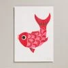 Petra Boase Risograph Print - Koi Fish