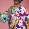 Powder Iris Kimono Jacket Sage