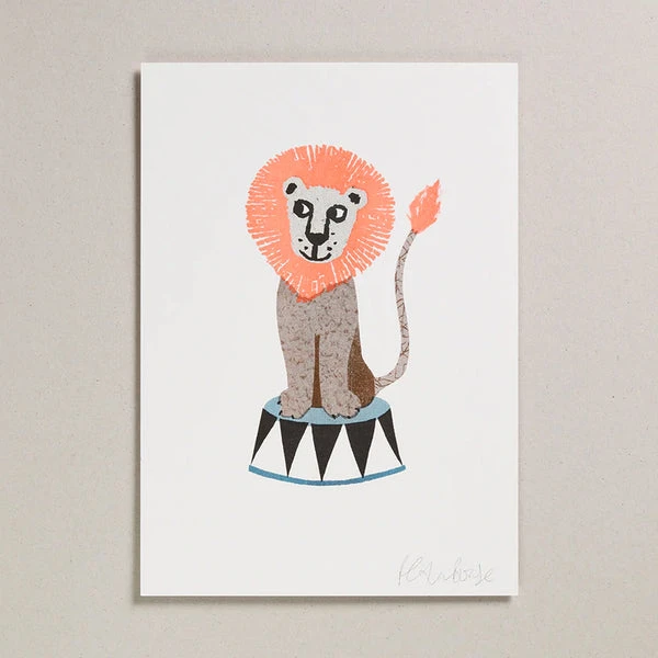 Petra Boase Lion A4 Print 1 Petra Boase Lion A4 Print