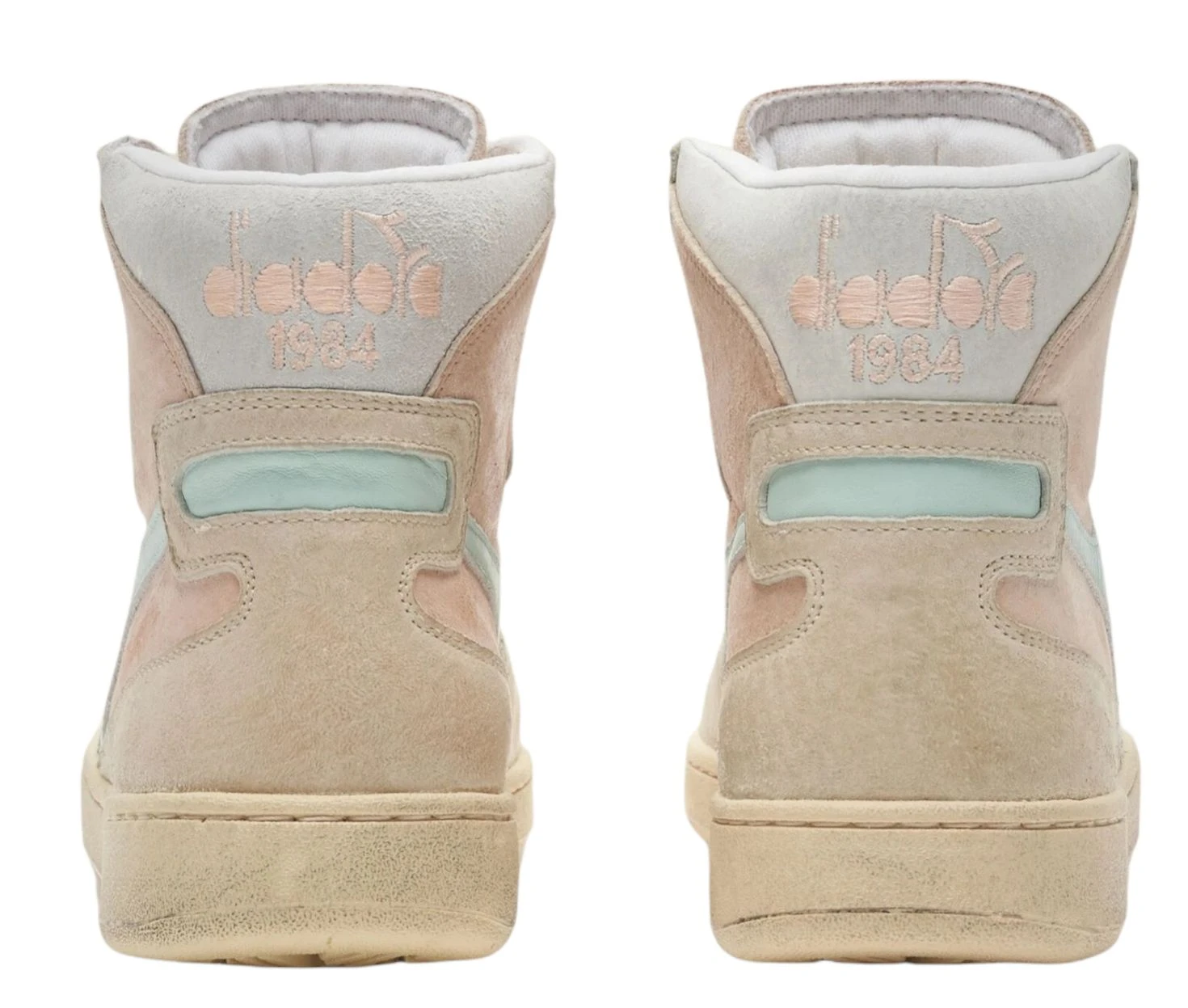 Diadora Scarpe Mi Basket Pigskin Used Rosa Bellini Donna 3 Diadora Scarpe Mi Basket Pigskin Used Rosa Bellini Donna