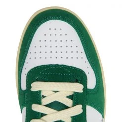 Diadora Magic Basket Low Suede Trainers - Amazon/white