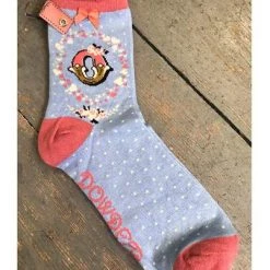 Powder Letter O Initial Ankle Sock