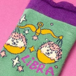Powder Libra Zodiac Ankle Sock