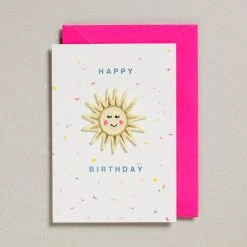 Petra Boase Iron On Patch Card - Happy Birthday Sunshine By