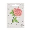 Petra Boase Pink Rose Patch Iron On