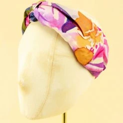 Powder Iris Elasticated Headband