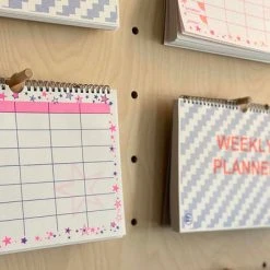 Petra Boase Weekly Planner With Blue Zig Zags