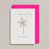 Petra Boase Iron On Patch Card - Birthday Wishes Star Wand