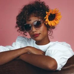 Powder Hayley Nude Sunglasses