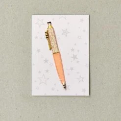 Petra Boase Iron On Patch Pink Ball Point Pen