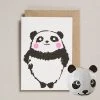 Petra Boase Japanese Paper Balloon Card Panda By