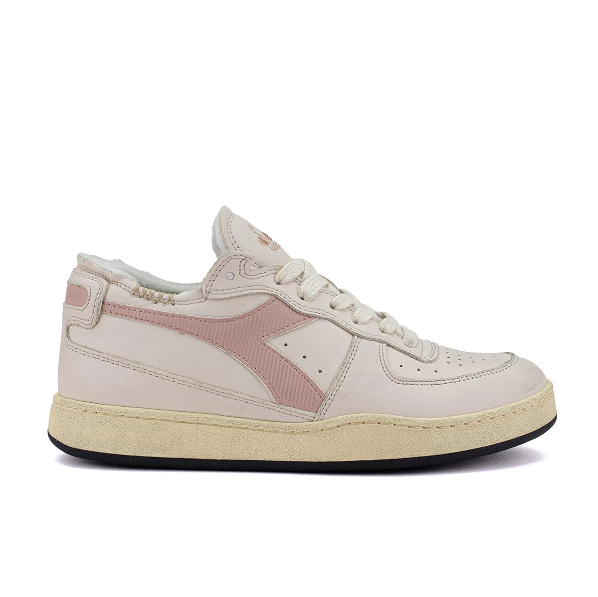 Diadora Mi Basket Row Cut Egg White 1 Diadora Mi Basket Row Cut Egg White