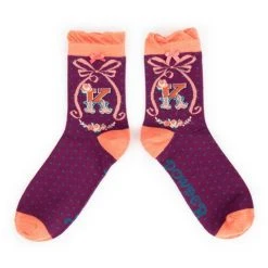 Powder Alphabet Sock