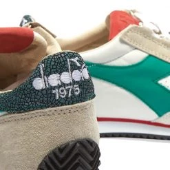 Diadora Heritage Equipe Italy White & Greenlake