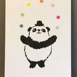 Petra Boase Juggling Panda Print
