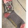 Powder Letter P Initial Ankle Sock