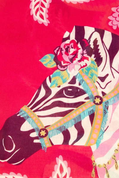Powder Carnival Zebra Print Scarf 2 Powder Carnival Zebra Print Scarf