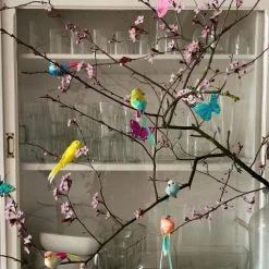 Petra Boase Pale Blue Feather Bird Clip Decoration