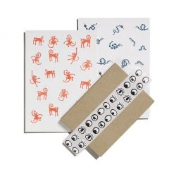 Petra Boase Writing Paper Set Monkeys Snakes