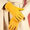 Powder Grace Gloves In Mustard
