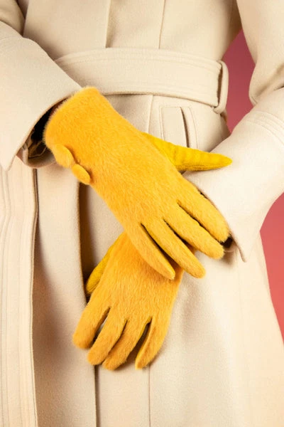 Powder Grace Gloves In Mustard 1 Powder Grace Gloves In Mustard