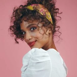 Powder Climbing Leopard Embroidered Headband