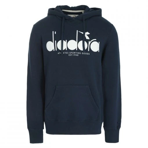 Diadora Hooded Sweat Bl Blue Denim