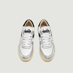 Diadora Sneakers Mi Low Silver Used