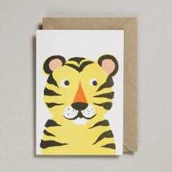 Petra Boase Tiger Japanese Paper Balloon Card