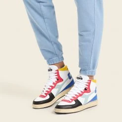 Diadora Diadora Heritage Mi Basket White Princess Blue Black