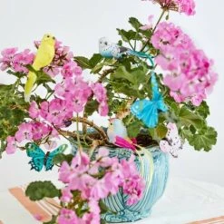 Petra Boase Pink Feather Bird Clip Decoration