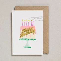 Petra Boase Greetings Card Happy Birthday Cake