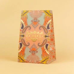 Powder Paisley Neck Scarf