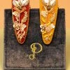 Powder Jewelled Hairclips Coral (pack Of 2)