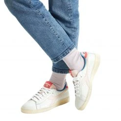 Diadora Scarpe Game L Low Icona Donna Blc De Blc/Azz Bello/Rss Coral 4 Diadora Scarpe Game L Low Icona Donna Blc De Blc/Azz Bello/Rss Coral