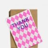 Petra Boase 12 Thank You Cards Pink Diamond