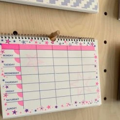 Petra Boase Weekly Planner With Pink Diamonds