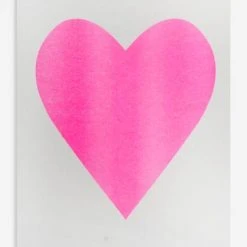 Petra Boase Big Heart Risograph Print