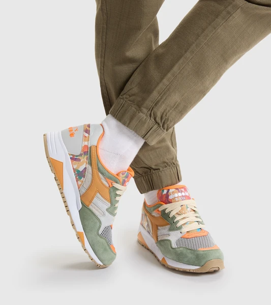 Diadora N9002 Camo Oil Green/Dawn Blue 1 Diadora N9002 Camo Oil Green/Dawn Blue